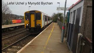 Heath High Level Railway Station Rhymney Line Wales [upl. by Anoid]