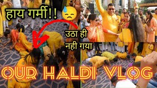 लड़कियों वाले डांस ने तो सबको हिला दिया  इतना तो सोचा ही नहीं था वो सब हो गया  Haldi💛 ceremony [upl. by Waldman]