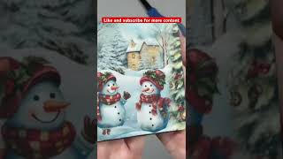 Snowmen coasters [upl. by Airtina275]