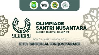 PEMBUKAAN OLIMPIADE SANTRI NUSANTARA  PENYISIHAN ZONA II JATIM [upl. by Ettennyl]