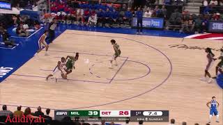 PISTONS VS BUCKS GAME RECAP Preseason [upl. by Noivart]