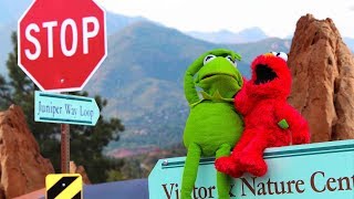 Kermit the Frog gets a NEW JOB greeting people at Colorado State Park [upl. by Ayoras]