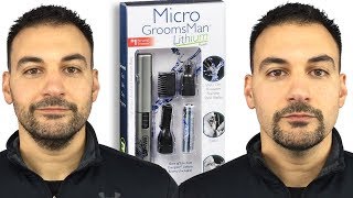 Beard Trimming  Wahl Micro GroomsMan Precision Trimmer  Model 5640 [upl. by Arrek51]