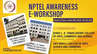 LIVENPTEL Awareness EWorkshop Shree L R Tiwari Degree College amp SIES Nerul College [upl. by Neenahs]