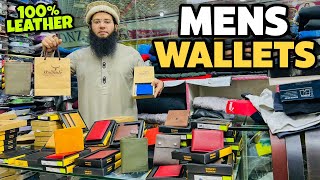 Mens Wallet Wholesale Market  Mens Pure Handmade Leather Wallet  Mens Wallet  Mens Belts amp Wallet [upl. by Fabi]