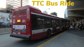 Toronto TTC 953 Steeles East Express Bus Ride  Full Route Westbound Part 2 832023 [upl. by Lehcsreh599]