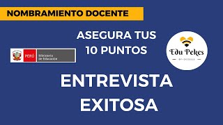 NOMBRAMIENTO DOCENTE  ENTREVISTA EXITOSA [upl. by Ahseena]