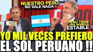 PRENSA ARGENTINA ASOMBRADA CON LA ESTABILIDAD DEL SOL PERUANO FRENTE AL PESO MEXICANO [upl. by Alyda900]