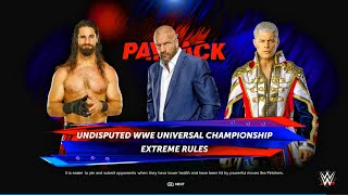 Pedigree Vs Pedigree Vs Pedigree  Undisputed Universal Championship Match  WWE 2k24 [upl. by Yelram]