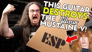 LTD DESTROYS the GIBSON Mustaine V Arrow 1000  Fearless Gear Review [upl. by Bertram679]