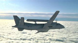 Saab 340 AEW amp C in Flight HD [upl. by Noyek]