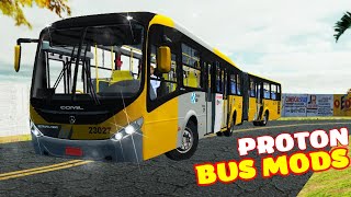 COMIL DOPPIO O500UA BRT MERCEDES BENZ MAPA SAO LUIZ PROTON BUS [upl. by Atiroc]