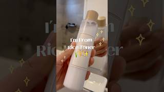 I’m From Rice Toner Honest Review 🌾✨ [upl. by Broek]