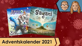 Armonia  Sagani  Brettspieladventskalender 2021  Türchen 17 [upl. by Eihpos]