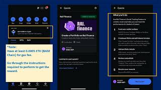 Coinbase Mobile Wallet Quest US5 Rai Finance SOFI Reward Airdrop [upl. by Ripley]