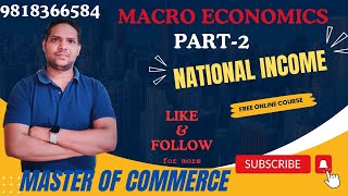 NATIONAL INCOME Expenditure and product method MACRO ECONOMICS part2 [upl. by Akirehc481]