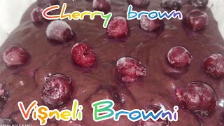 Cherry brownieVişneli BrowniKirschBrownie [upl. by Relda]