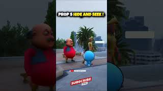 Shinchan Doraemon Franklin Prop Hide and Seek gta franklin shinchancartoon shinchan gta5 [upl. by Ylac]