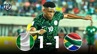 NIGERIA 1  1 SOUTH AFRICA  MATCH REACTION HIGHLIGHTS  TALKING POINTS  VICTOR BONIFACE  ONUACHU [upl. by Enilraep]