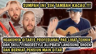 Makin Kacau❗️Ngaku Gitaris Profesianal Pas Lihat Skill Alipbata Langsung Nyerah  Reaction Terbaru [upl. by Eentirb702]