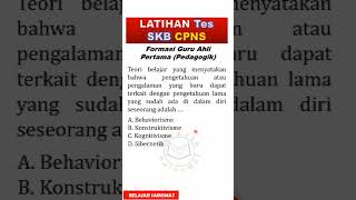 Pembahasan Latihan Tes SKB CPNS GURU AHLI PERTAMA PEDAGOGIK 1 Shorts [upl. by Ikaz687]