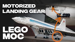 Complex Landing Gear Tu144  LEGO MOC  Concordski [upl. by Rorke822]