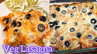 Cafe Style Lasagna Recipe  Veg Lasagna Recipe  How to Make Lasagna  Vegetable Lasagna Recipe [upl. by Batholomew940]