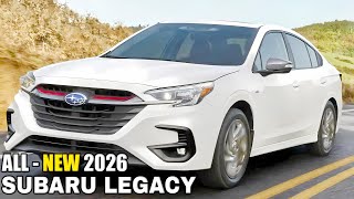 2026 SUBARU LEGACY  New Updated RedesignExterior Interior amp Specs [upl. by Lenny]