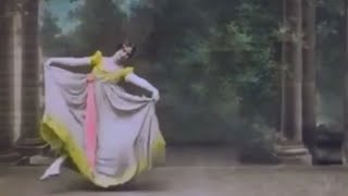 Cléo de Mérode dance a gavotte 💃🏻 colorized [upl. by Acirtal]