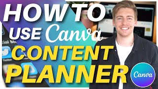 How to use Canva Content Planner  Create Schedule amp Publish Content with Canva [upl. by Ragde]