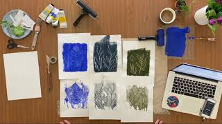 Learn to monoprint from home  Norwich University of the Arts [upl. by Sulrac]