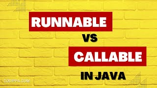 Runnable Vs Callable in java  Difference between Runnable and Callable interfaces in java threads [upl. by Fernald]