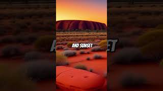 The Real Reason Uluru in Australia Changes Colors 🌅 shorts uluru ayersrock australia facts [upl. by Neimad952]