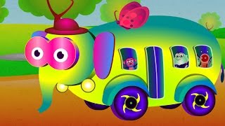 The Wheel On The Bus  Popular Nursery Rhymes Collection I Children Songs [upl. by Allekim]