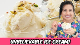 No Cream No Condensed Milk No Milk Powder Healthy Creamy Ice Cream Recipe in Urdu Hindi  RKK [upl. by Wincer]