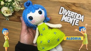 Boneca Alegria amigurumi  Débora Travasso divertidamente [upl. by Seana]