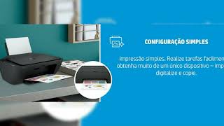 Impressora Multifuncional HP DeskJet Ink Advantage 2774 Wi Fi Scanner Tecnologia de Impressão HP Th [upl. by Udall]