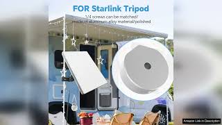 Starlink Mini Mount for RVYachtCamperGuardrails Starlink Mini Adjustable Clamp Review [upl. by Elleuqram]