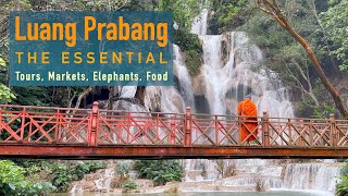 Luang Prabang Laos  The Essential  Tours Markets Elephants Food [upl. by Kalinda232]