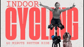 40 MINUTE VIRTUAL INDOOR CYCLING CLASS  MOOD BOOSTING CALORIE BURNING RHYTHM RIDE [upl. by Hailahk]