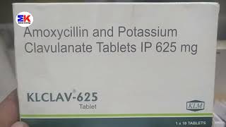 KLCLAV 625MG TABLET  Amoxicillin and Clavulanate Tablets  Klclav 625 Tablet Uses Benefits Dosage [upl. by Atsillac]