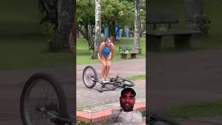 27amp 🤣Bicicleta 🚴‍♀️ reels video funny [upl. by Droc]