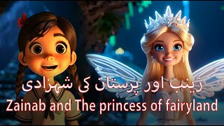 Zainab and princess Fairyland Urdu Hindi Animated story for kids [upl. by Ybhsa]