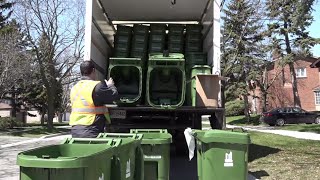 New Green Bin deliveries and collection [upl. by Euqenimod]