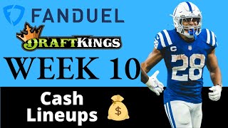 DraftKings NFL Week 10 amp FanDuel Week 10 Lineups NFL DFS Strategy 2024 [upl. by Aym]