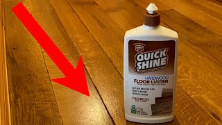 How to Apply Quick Shine Floor Polish to Rejuvenate Wood Floors [upl. by Jovita]