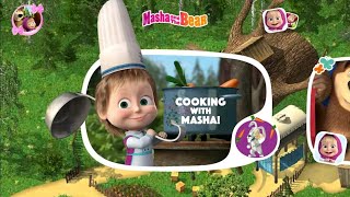 Masha and The Bear  Cooking With Masha 🍳  New Episode 2024 💫  Cartoon Game 🎯 [upl. by Karli231]