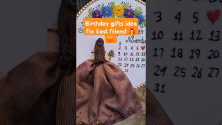 Birthday gifts idea for best friend handmade 🎁 hoopembroidery embroidery youtubeshorts ytshort [upl. by Lacombe]