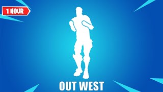 Fortnite OUT WEST 1 Hour  Emote Fortnite [upl. by Howie542]