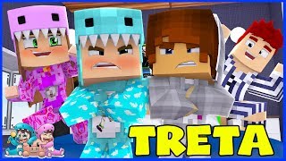 A FESTA DO PIJAMA  GÊMEOS EM AÇÃO 38 MINECRAFT MACHINIMA [upl. by Lleihsad207]